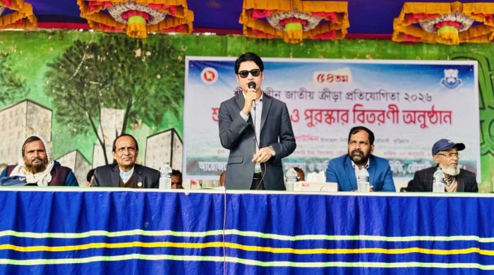 রৌমারীতে ৫৪ তম শীতকালীন জাতীয় ক্রীড়া প্রতিযোগিতার উদ্বোধন