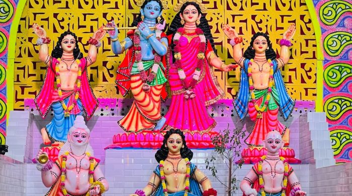 দুর্গাপুরে দশভূজাঁ মন্দিরে ৪০ প্রহর ব্যাপী হরিনাম সংকীর্তন শুরু