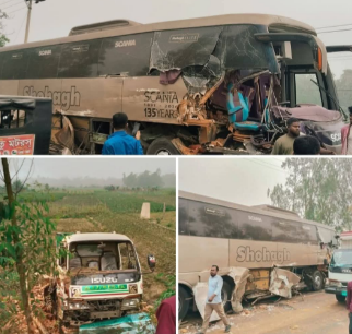 ঈদকে সামনে রেখে চট্টগ্রাম কক্সবাজার মহাসড়কে সড়ক দুর্ঘটনা আহত ৬